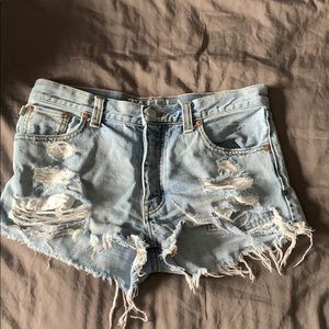 Talula denim shorts